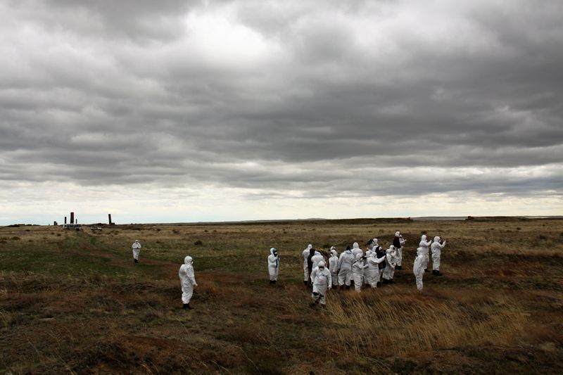 Nuclear Weapons Test Site Semipalatinsk Polygon Kazakhstan